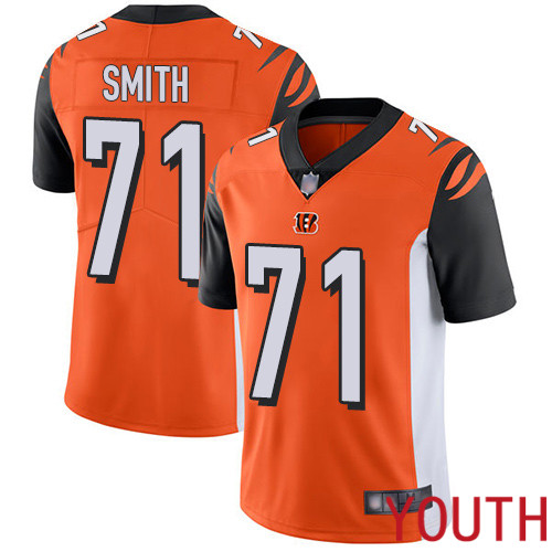 Cincinnati Bengals Limited Orange Youth Andre Smith Alternate Jersey NFL Footballl #71 Vapor Untouchable